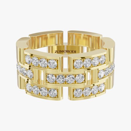 Rumi Men's Diamond Wedding Ring